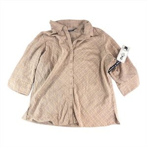 NWT Club “Z” Collection twinset (2 in 1) top size 1X